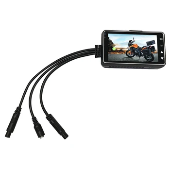 KY-MT18 Motociklo Kamera, DVR Motorinių Brūkšnys Cam su Specialiųjų Dvejopą Priekiniai Galiniai Diktofonas Motociklų Elektronikos
