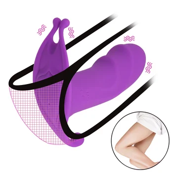 10 Greičio Klitorio Stimuliatorius Sekso Žaislai Moterims, Nešiojami Kelnaitės Vibratorius Dildo Vibratorius Belaidžio Nuotolinio Valdymo Suaugusiems