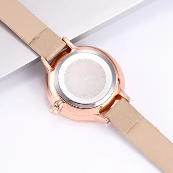 Moterų Laikrodžiai 2020 Ultra Plonas Mažas Žiūrėti Suknelė Kvarcinis Laikrodis Odos Watchband Moterų Laikrodis Relogio Feminino