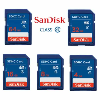 SanDisk SD Card 2GB/4GB/8GB/16GB/32GB SD Secure Digital Atminties Kortelės SD, SDHC Standartą 4 Klasės Ultra Atminties Kortelių Skaitytuvas Naudojamas