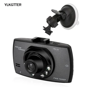 YLKGTTER 2.2 Colių DVR Automobilinis Brūkšnys Kamera Motion Capture Dashcam Full HD 720P Besiūlių Kilpa Filmuoti Naktį Matymo Plataus Kampo Recoder