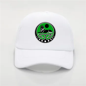 Mados skrybėlę Čečėnijos Respublikos Ičkerijos Spausdinti Beisbolo kepurės, Vyrų, Moterų skrybėlės Vasaros tinklelio bžūp grafiti beisbolo kepuraitę