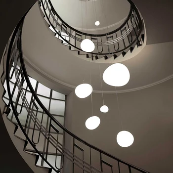 Italų Dizaineris Sieniniai Šviestuvai Modernių Stiklo Hanglamp Gyvenimo Kambario, Miegamasis, Valgomasis Šiaurės Šalių Namų Dekoro Šviestuvas, Pakabos