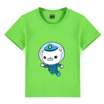 2020 m. 10 spalvų Berniukams, Mergaitėms trumpomis Rankovėmis, Octonaut T-Shirts Vaikų Akiniai Marškinėlius Baby Girl Viršūnės Vaikai Tees