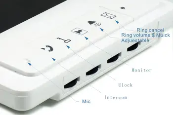 SmartYIBA Durų Pasikalbėjimo Privačių Namų Durų Naudotis Vaizdo Domofonas su Užrakto Vaizdo Entryphone + Elektroninės Durų Išeiti NC Užraktas