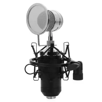Profesinės Bm 800 Kondensatoriaus Mikrofonas (3,5 Mm Laidinio Bm800 Karaoke BM800 Įrašymas Mikrofonas Microfono Kompiuterio Karaoke KTV
