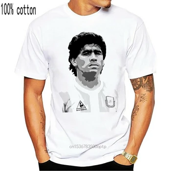 T-shirt Diego Armando Maradona T-shirt Argentina mėginio del mondo kalcio Futbolo Cool Atsitiktinis pasididžiavimas marškinėliai vyrams Unisex(1)