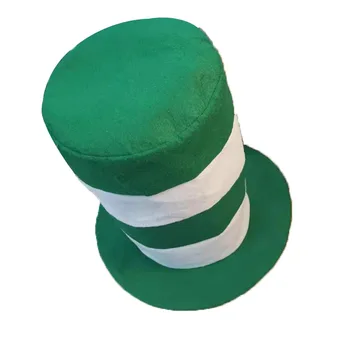 Saint Patrick Kostiumas Leprechaun Top Hat Barzda Aksesuaras Šalies Cosplay Bžūp Žaliųjų Partijos Airijos Skrybėlės ST Patrick ' s Day
