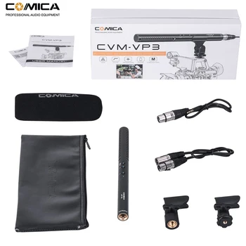 Comica BTM-VP3 Karabinai Mikrofonas Super Cardioid Kondensatoriaus XLR Kamera, Mikrofonas, skirtas 