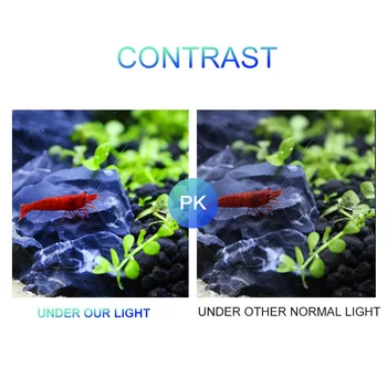 Super Slim LED Šviesos Akvariumas Apšvietimas augalams Augti Lemputė 5W/10W/15W Vandens Augalų Apšvietimas Vandeniui Clip-on Lempa Žuvų Bakas