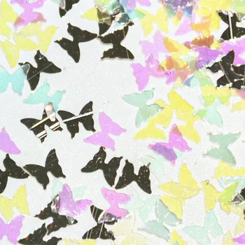 50g/pak Nail Art Butterfly Blizgančiais Blizgučiai Milteliai Formos 