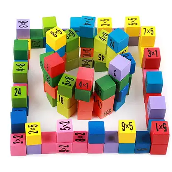 Montessori Ugdymo Mediniai Žaislai Vaikams, Žaislai 9X9 Daugybos Lentelė Matematikos Aritmetikos Mokymo priemones Vaikams