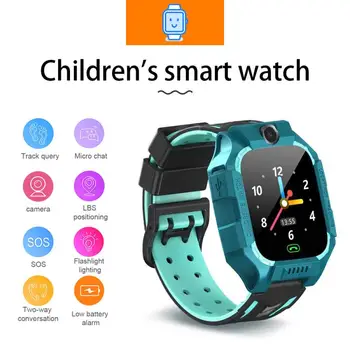 Naujas Dual Camera Smart Žiūrėti Vaikai SOS SIM Telefonas Žiūrėti Vaikams Stabdžių Prarado Vietą Kūdikių Vandeniui LBS Padėties nustatymo Tracker Laikrodžiai