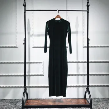 Elegantiškas Musulmonų Maxi Aksomo Suknelė-Megztinis Abaja Moteris Visiškai Kimono Ilgas Chalatas, Chalatai Jubah Artimųjų Rytų Ramadanas Arabų Islamo Malda