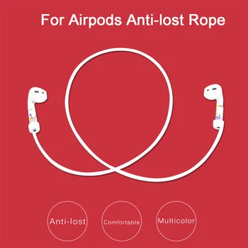 4 in 1 Silikono Atveju Nustatyti Airpods 1 2 Coque Apsaugos Maišeliai Padengti Žiūrėti Juostos Laikiklį Anti-lost Dirželis Apple AirPods 1 2