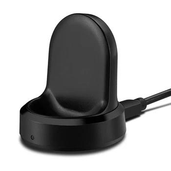 Sporto Smart Žiūrėti Wireless Charging-Dock For Samsung Pavarų S2 S3 Klasikinis R770 R760 R765 Stovėti Įkroviklio Įkrovimo Bazės