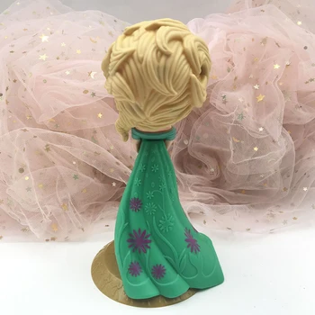 DISNEY Q posket Princesė Lėlės Užšaldyti Elsa Pav žaislai, lėlės, žaislai Tortas dekoro gimtadienio Kolekcines Modelis Vaikams, Žaislai