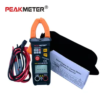 PEAKMETER PM2016S Smart Mini Digital AC Apkabos Metrų Multimetras su Atsparumo dažnis, duomenų paspaudę NCV testeris