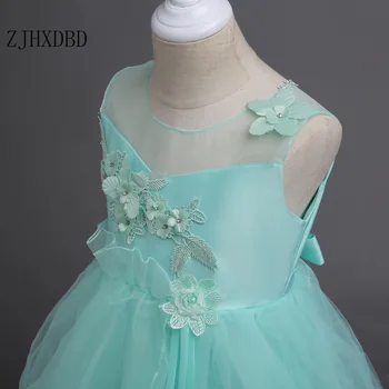 2020 Vaikai Nėrinių Suknelės Mergaitėms Vasaros Drabužių Šalis Nešioti Vaikų Princesė Dress Vestido 5 6 8 9 12 14 Metų Gimtadienį Suknelė