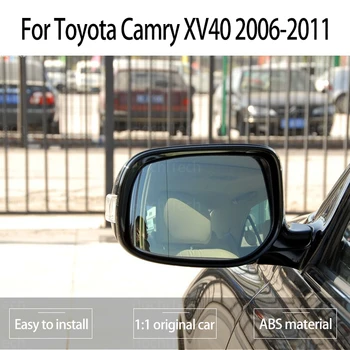 Šildomi Šoninio vaizdo Šildomi Plataus Kampo Kairėje ir Dešinėje galinio vaizdo Veidrodis Stiklas Toyota Camry XV40 2006-2011 m.