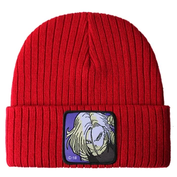 C-18 Mezgimo Kepurė Medvilnės Šiltas Žiemos slidinėjimo Kepuraitė BUU Megzti Skrybėlę Skullies & Beanies Unisex mados lauko kepurės