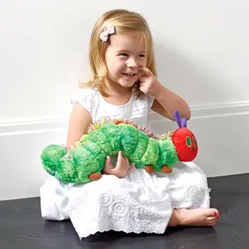 Autentiškas 3, modelis Labai Alkanas Caterpillar Eric Carle Sstuffed pliušinis žaislas Vaikams Dovanos Vaikams