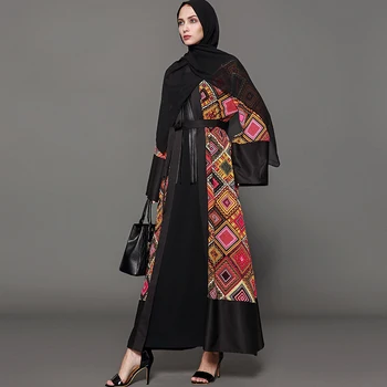 Dubajaus Stiliaus Mados Visas Ilgis Kaftan Naują Arabų Išgalvotas Atidaryti Abaja Moterims