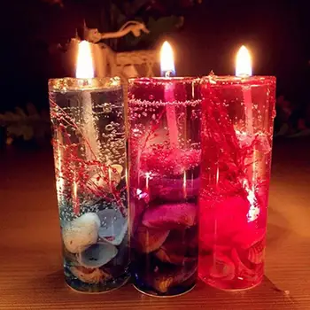 Naujas 15pc Aromaterapija Nerūkomojo Žvakės Vandenyno Kriauklių Valentino Kvapus Želė Žvakė Romantiškas Dekoro Žvakės Namų Dekoro Dovana