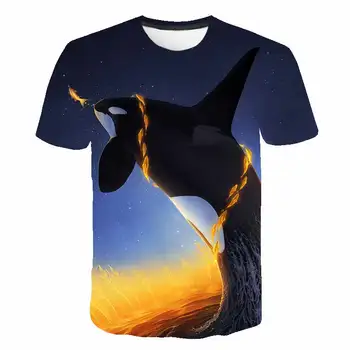 2020 metų Vasaros vėliau kaip žuvys, Lauko T-shirt vyras cool 3D spausdinimo žvejybos vyrai trumpas viršūnes 0collar atsitiktinis vyrų žvejybos t-shirt