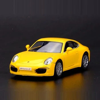 Aukštos Modeliavimas Išskirtinį Kolekcijos Žaislai: RMZ miesto Automobilis Optikos 911 Carrera S Superautomobilį 1:36 Lydinio Diecast Modelis Traukti Atgal Automobiliai