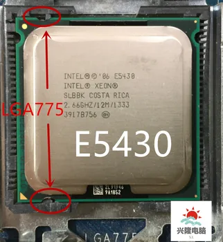 Lntel Xeon e5430 E5430 2.66 GHz/12M/1333Mhz/CPU lygi LGA775 Core 2 Quad Q9300 CPU,nereikia adapterio,veikia LGA775 mainboard