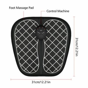 Elektros EMS Foot Massager Trinkelėmis Raumenų Stimuliatorius skirtas Kilimėlis Pėdų Masažas gerina Kraujotaką, Sumažinti Skausmas Skausmas Sveikatos Priežiūros