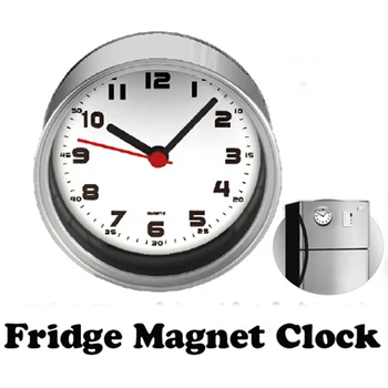 Skaitmeninis Virtuvės Šaldytuvas Magnetine Siena Lipdukas Laikrodžiai Juodos Ir Baltos Spalvos Variantas Stalas Stalo Stander Gali Laikrodžiai