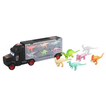 Dinozauras, Sunkvežimių, Automobilių Transporto Vežėjas Žaislas Sunkvežimis su 6 Dinozaurai Žaislai Viduje Dovanas Vaikams/Berniukams, Žaislų Amžiaus 3Years Senų Iki