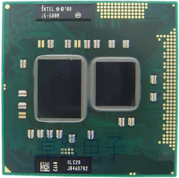 Originalus Intel Core i5-580M Procesorius 3M Cache, 2.66 GHz ~ 3.33 Ghz i5 580M PGA988 Laptop CPU Suderinama HM55 PM55 HM57 QM57