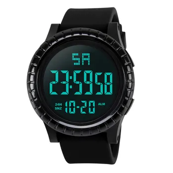 Naujas Prabangus vyrų Laikrodžiai Mados Vandeniui Vyrų Berniukas LCD Skaitmeninis Chronometras, Data Gumos Sporto Riešo Žiūrėti Masculino Reloje