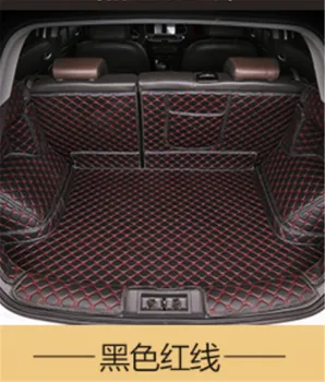 Už KIA K2 RIO 2017-2019 3D trimatis PU uodega dėžutės apsaugos kilimų trinkelėmis kamieno bagažo trinkelėmis, Automobilių stilius