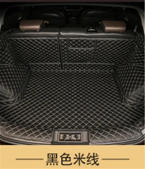 Už KIA K2 RIO 2017-2019 3D trimatis PU uodega dėžutės apsaugos kilimų trinkelėmis kamieno bagažo trinkelėmis, Automobilių stilius