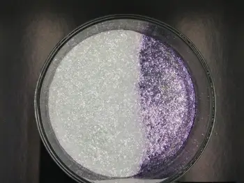 Nemokamas Pristatymas Balta Vaivorykštės Violetinė Diamondtron Kosmetikos Klasės Super Sparkle Baltos Plokštelės Pigmentas