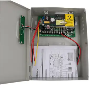 DC12V 5A Profesinės Maitinimo šaltinis UPS Baterijos Sąsaja, Durų įeigos Kontrolės Sistema