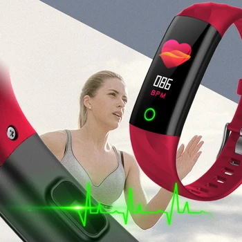Moterų Smart Apyrankę Žiūrėti Pedometer Širdies Ritmo Monitorius Kraujo Deguonies Fitness Tracker Smart Apyrankė Sporto Žiūrėti Plaukti Vandeniui