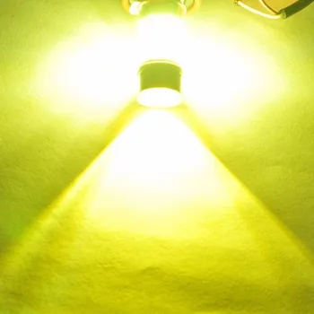 2vnt 1800LM H1 H3 H7 3000K 100W LED 20-SMD Projektorius Rūko Važiavimo Šviesos lempos HID Aukso Geltonos Rūko žibintas