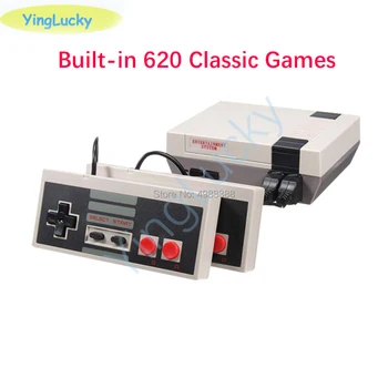 Mini arcade žaidimas built-in 620 žaidimai mini TV žaidimų konsolę 8-bitų retro classic delninis žaidimų konsolės AV išvesties vaizdo žaidimas