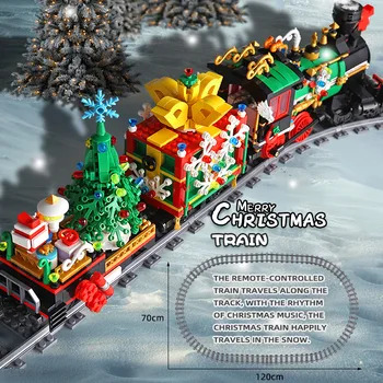 Miestas Kūrėjas Traukinio Techninės Nustatyti Geležinkelio Bėgių Statyba Blokai Žaislai Vaikams Pelėsių Karalius 12012 Traukinio Kalėdų Traukinių Dovanos