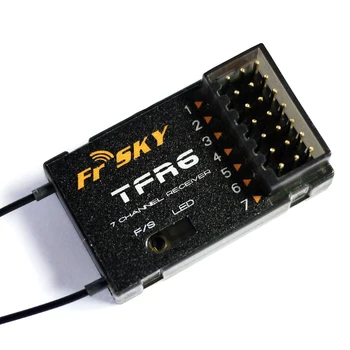 FrSky TFR6/TFR6-A 7ch 2.4 G imtuvas suderinamas su Futaba FASST FrSky TFR6 T8FG 10CG 14SG TF modulis