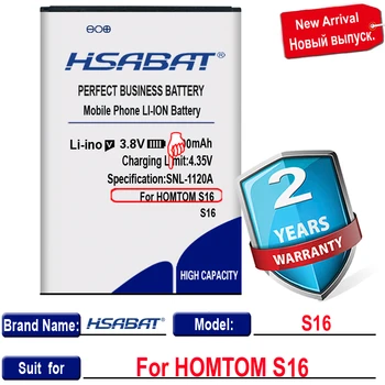 HSABAT 4200mAh Baterija HOMTOM S16 5.5 colių Li-ion Atsarginė Baterija Atsargine Pakeitimo Aksesuaras Akumuliatoriai