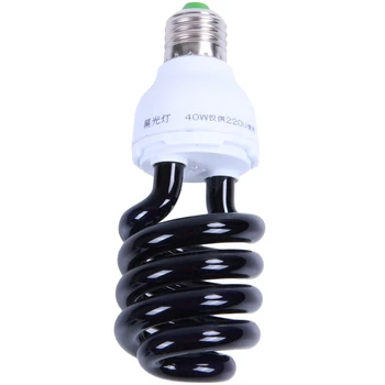 E27 40W UV Ultravioletiniai Liuminescencinės Lempos CFL Lemputės Lemputė 220V Forma:Spiralė Įtampos Galia:40W 220V