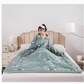 Nešiojami mesti antklodę vaikai miegmaišį naujų vaisių antklode su įdaru šilta lova Mutis-naudoti lova padengti TV, antklodė, sofa-lova, darbo, antklodės,