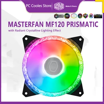 CoolerMaster MASTERFAN MF120 PRIZMINIS 120mm ARGB tylus kompiuterio atveju aušinimo ventiliatorius Spinduliavimo Kristalų apšvietimo efektas