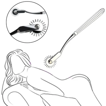 BDSM Bondage Apribojimų Klitorio Stimuliatorius Spenelių Tickler Metalo Sekso Žaislai Moteris Pavarų Varantys Vergas Fetišas Orgazmas Stimuliatorius